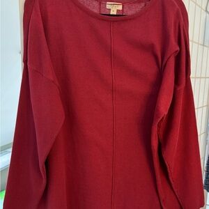 Style & Co. Deep Berry Knit Sweater